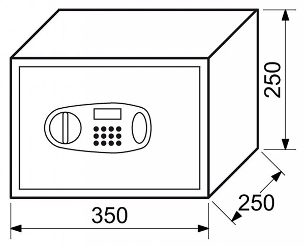 Elektronický trezor RICHTER RS.25.LCD