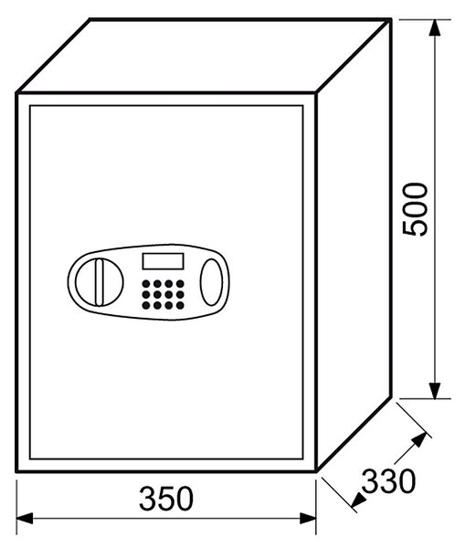 Elektronický trezor RICHTER RS.50.LCD