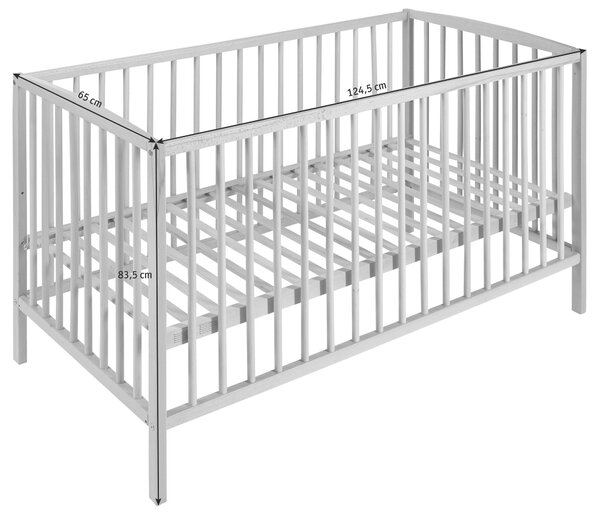 POSTIEĽKA S PRIEČKAMI 60 cmx120 cm My Baby Lou - Izby pre bábätká
