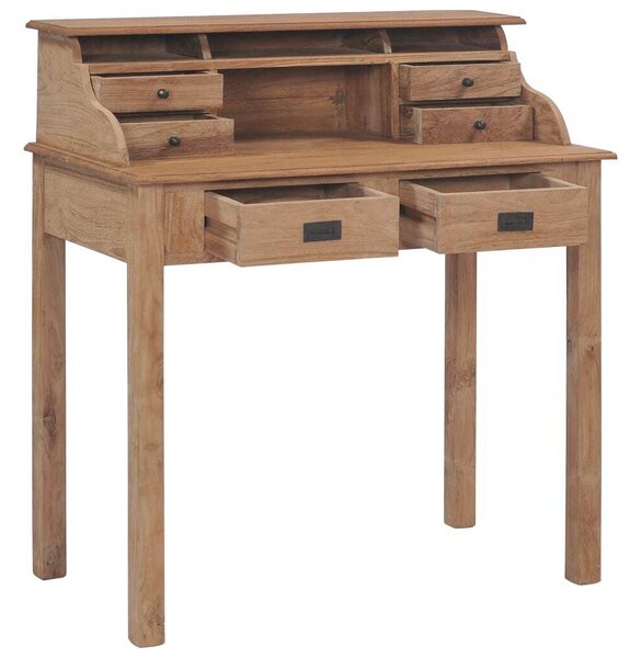Maison Exclusive – Písací stôl, 90 x 50 x 100 cm, masívne drevo, teak