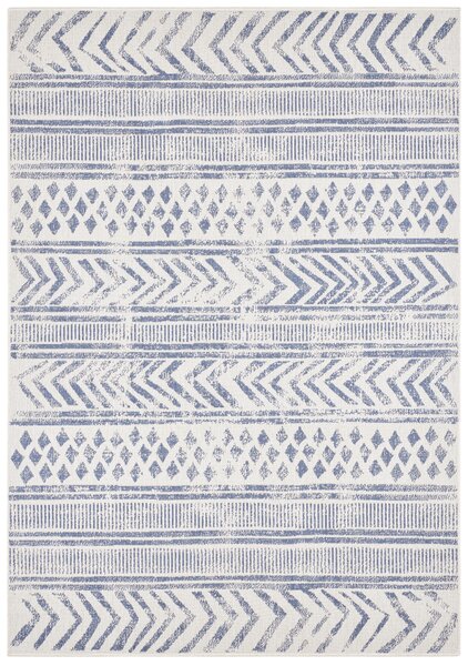 NORTHRUGS - Hanse Home koberce Kusový koberec Twin Supreme 103863 Blue / Cream – na von aj na doma - 80x250 cm