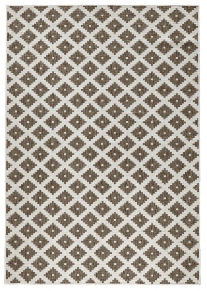 NORTHRUGS - Hanse Home koberce Kusový koberec Twin-Wendeteppiche 103127 braun creme - 80x250 cm