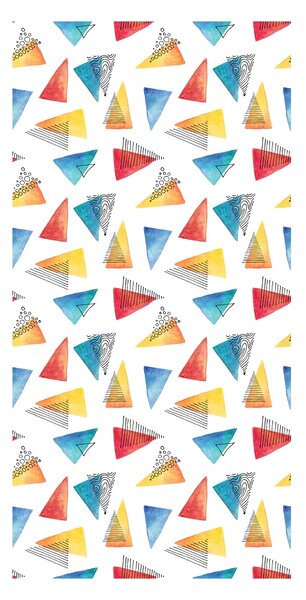 Tapeta - Farebné trojuholníky