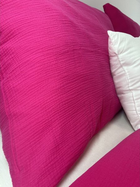 Mušelínové obliečky Fuchsia Rozmer obliečok: 140x200 cm, Obsah balenia: Set Balenie