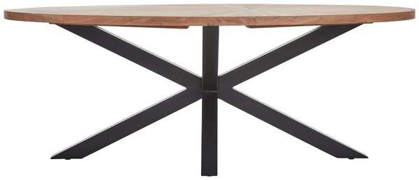 JEDÁLENSKÝ STÔL, akácia, čierna, farba akácie, 200/100/76 cm Livetastic - Online Only jedálne, Online Only