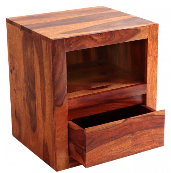Nočný stolík 45x50x40 Gani z indického masívu palisander