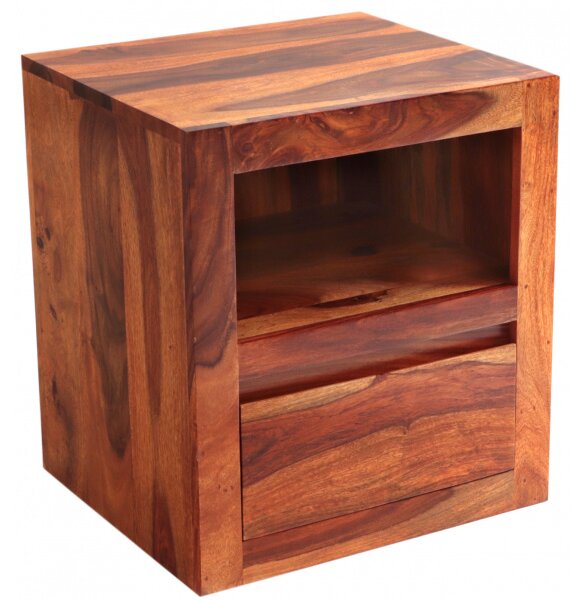 Nočný stolík 45x50x40 Gani z indického masívu palisander