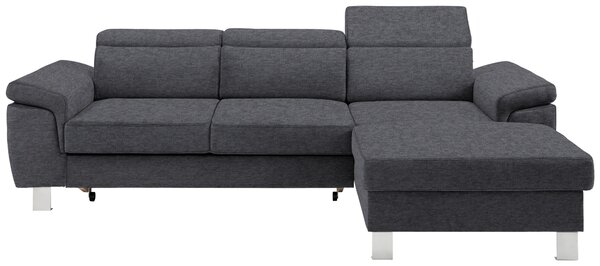 ROHOVÁ SEDAČKA, textil, sivá Xora - Sedačky