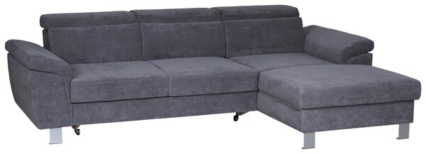 ROHOVÁ SEDAČKA, textil, sivá Xora - Sedačky