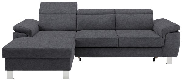 ROHOVÁ SEDAČKA, textil, sivá Xora - Sedačky