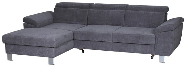 ROHOVÁ SEDAČKA, textil, sivá Xora - Sedačky