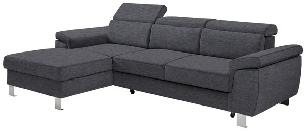 ROHOVÁ SEDAČKA, textil, sivá Xora - Sedačky