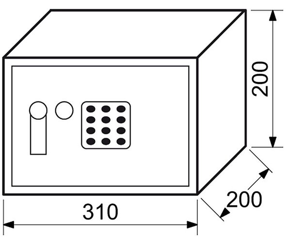Elektronický trezor RICHTER RS.20.EDK