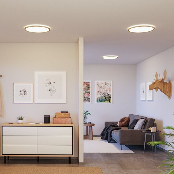 Stropné Lampa Paulmann, Atria Shine, Drevo, Pracovňa, Plast, Moderný