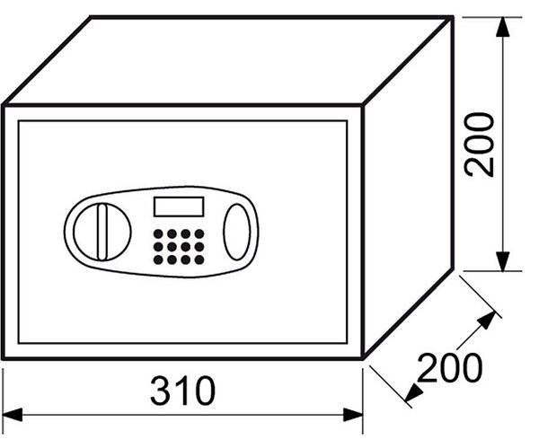 Elektronický trezor RICHTER RS.20.LCD