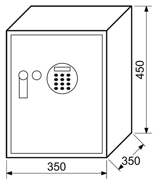 Elektronický sejf RICHTER RS.45R.LA