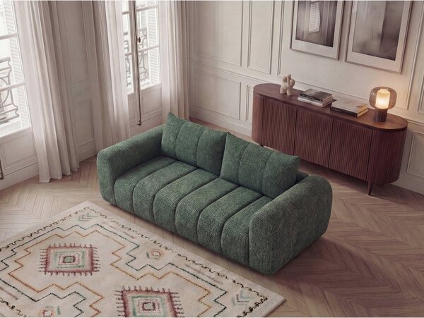 Tmavozelená pohovka 242 cm Nesty – Bobochic Paris