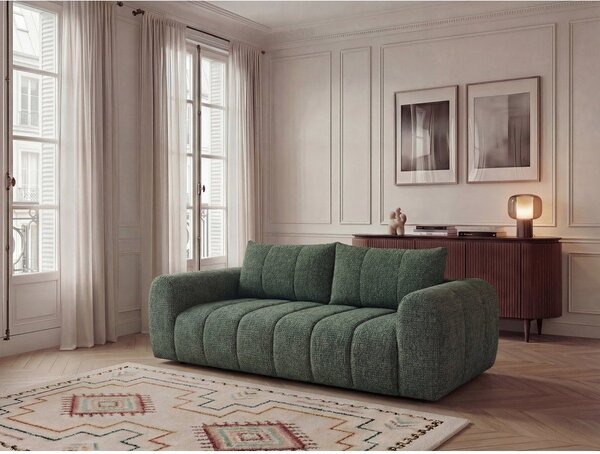 Tmavozelená pohovka 242 cm Nesty – Bobochic Paris
