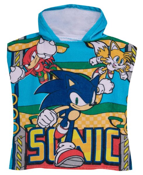 Detské bavlnené pončo Sonic 55x110cm Faro