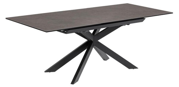 Rozkladací jedálenský stôl s prídavnou doskou s keramickou doskou 90x160 cm Atminda – Kave Home