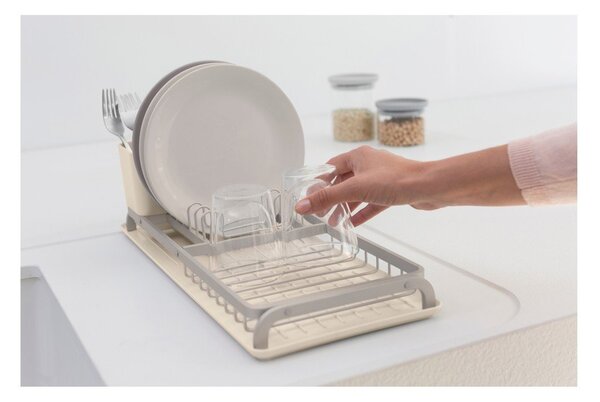 Béžový kovový odkvapkávač 46x20 cm – Brabantia