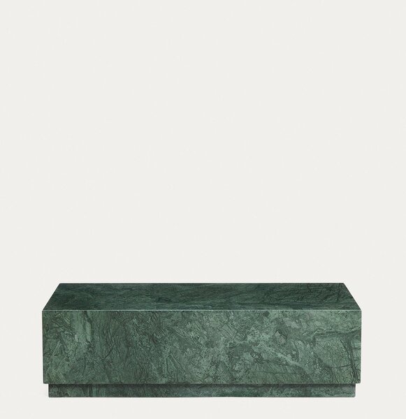 Zelený mramorový konferenčný stolík 50x100 cm Sorein – Kave Home