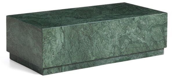 Zelený mramorový konferenčný stolík 50x100 cm Sorein – Kave Home