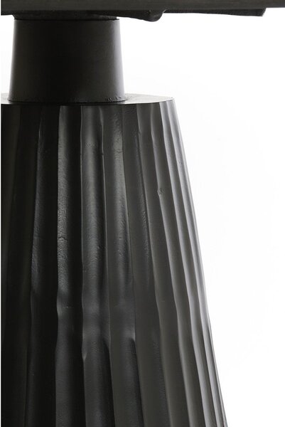 Okrúhly jedálenský stôl s mramorovou doskou ø 100 cm Rianne – Light & Living