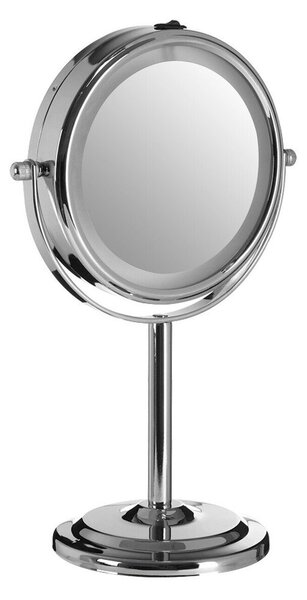 Kozmetické zrkadlo s osvetlením/zväčšovacie (zväčšenie 2x) ø 15 cm Cassini – Premier Housewares