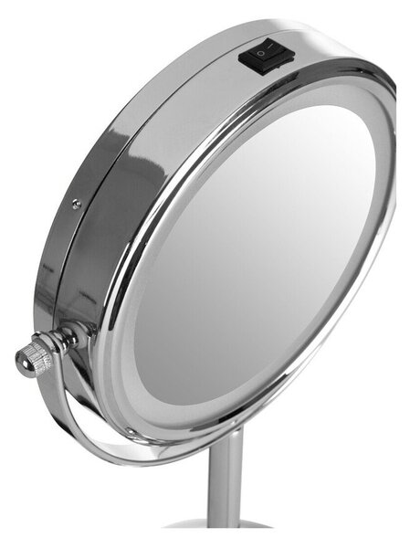 Kozmetické zrkadlo s osvetlením/zväčšovacie (zväčšenie 2x) ø 15 cm Cassini – Premier Housewares