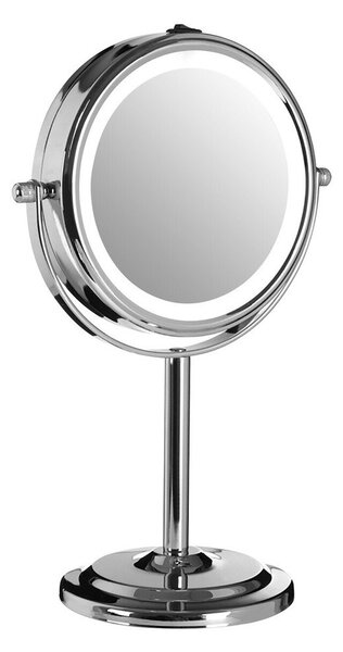 Kozmetické zrkadlo s osvetlením/zväčšovacie (zväčšenie 2x) ø 15 cm Cassini – Premier Housewares