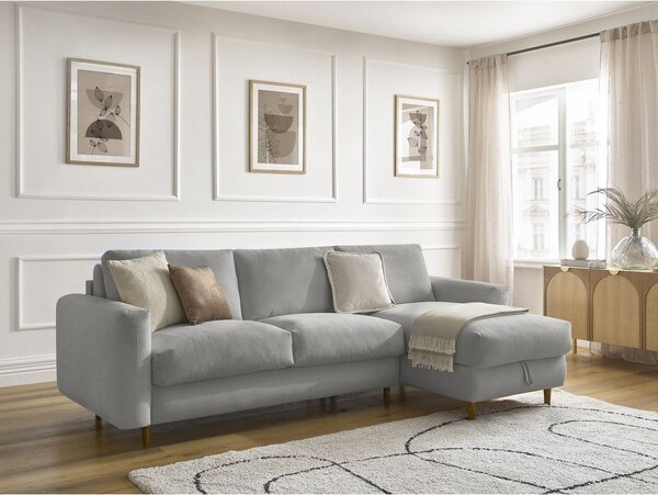Sivá rohová pohovka Cocoone – Bobochic Paris