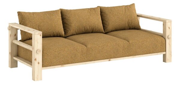 Okrovožltá pohovka 225 cm Bare – Karup