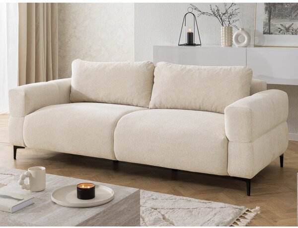 Krémovobiela pohovka 217 cm Helio – Ropez