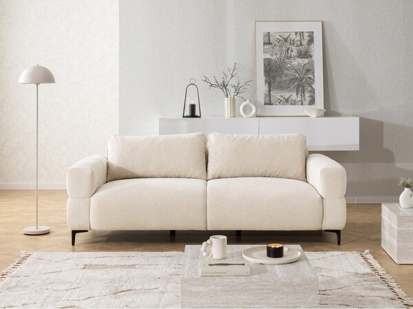 Krémovobiela pohovka 217 cm Helio – Ropez