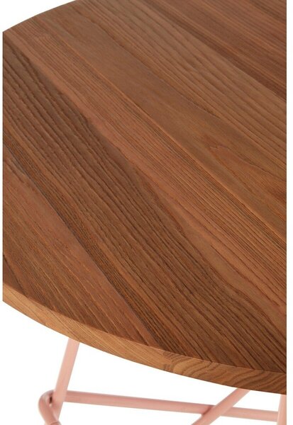 Okrúhly jedálenský stôl z brestového dreva ø 80 cm District – Premier Housewares