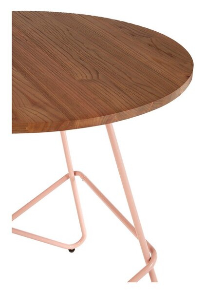 Okrúhly jedálenský stôl z brestového dreva ø 80 cm District – Premier Housewares