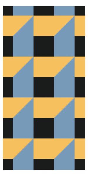 Tapeta - Farebná geometrická abstrakcia I