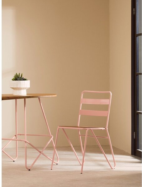 Okrúhly jedálenský stôl z brestového dreva ø 80 cm District – Premier Housewares