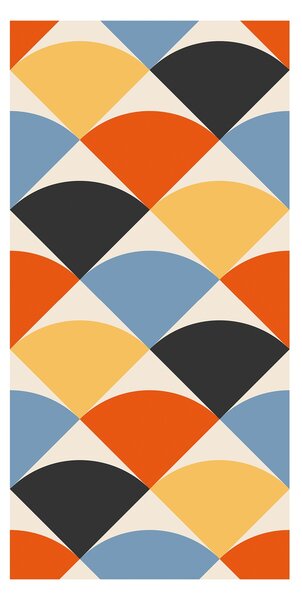 Tapeta - Farebná geometrická abstrakcia III