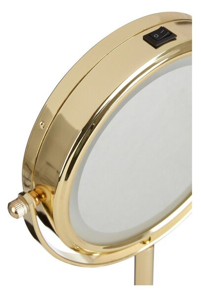 Kozmetické zrkadlo s osvetlením/zväčšovacie (zväčšenie 2x) ø 15 cm Cassini – Premier Housewares