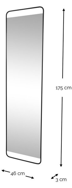 Nástenné zrkadlo 46x175 cm Rex – Spinder Design