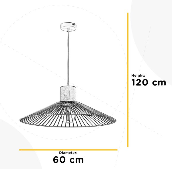 VISIACE SVIETIDLO, 60/60/160 cm - Online Only bytové doplnky, Online Only