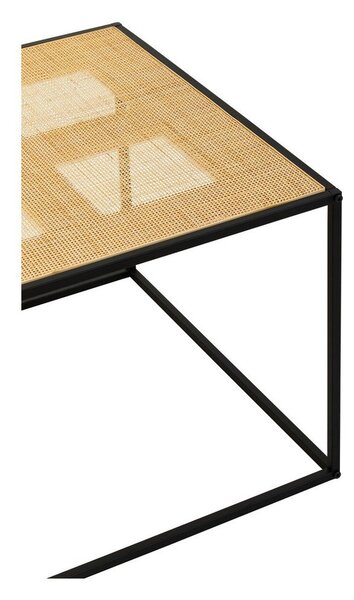 Ratanový konferenčný stolík v prírodnej farbe 60x60 cm Depok – Premier Housewares