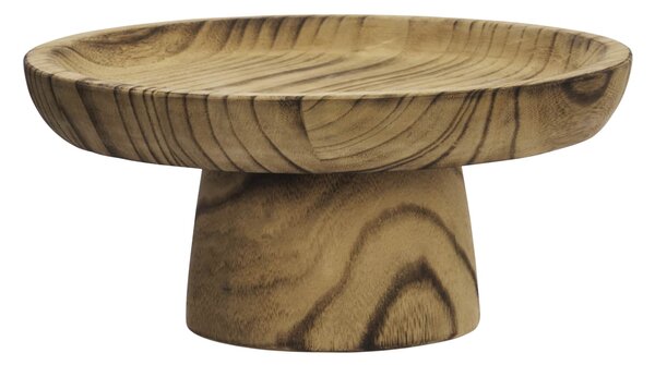 Drevený servírovací stojan Dark Natural Ø 30 cm