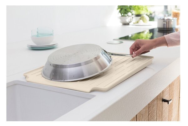 Béžový kovový odkvapkávač 49x38,5 cm – Brabantia
