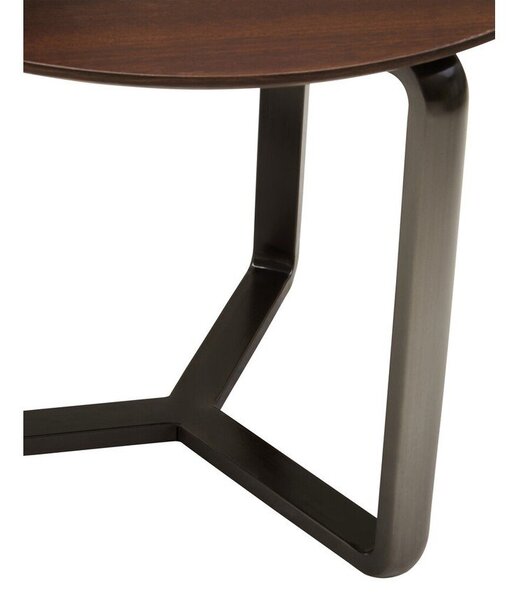 Hnedý okrúhly konferenčný stolík z eukalyptového dreva 55x67 cm Imperia – Premier Housewares