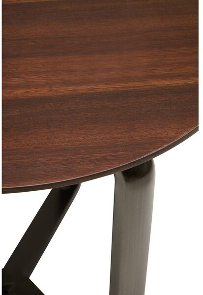 Hnedý okrúhly konferenčný stolík z eukalyptového dreva 55x67 cm Imperia – Premier Housewares