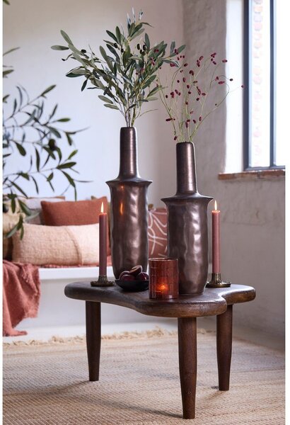 Konferenčný stolík z mangového dreva v tmavo prírodnej farbe 64x102 cm Canzo – Light & Living