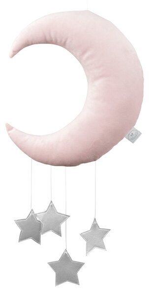 Závesná dekorácia mesiačik Shiny - Dusty Pink